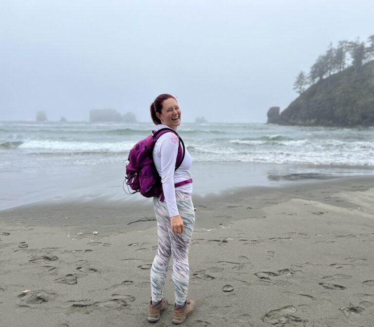 Photo McKenna on the beach
